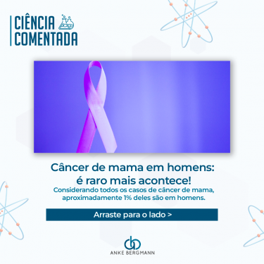 Câncer de Mama em Homens: é raro mas acontece. 